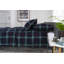 Cotton Plaid Duvet Cover Set with Pillowcases-70612752