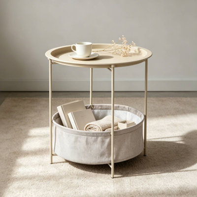 Petite table de bout avec sac de rangement Deeley