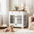 Desiderata 2-Doors Furniture Style Dog Crate with 2 Drawers