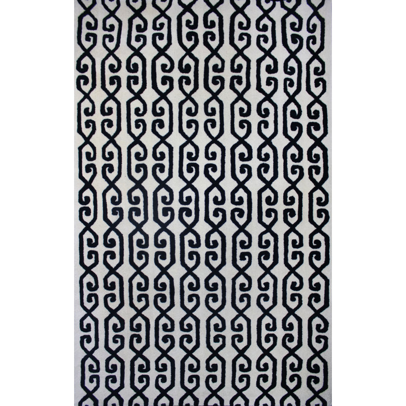Ripon Wool Geometric Indoor Rug, Rectangle 4' x 6'