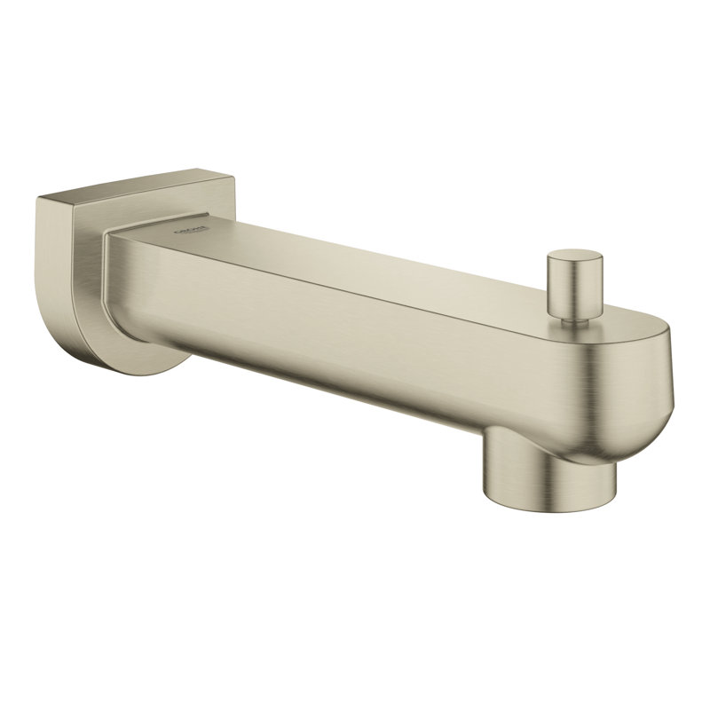Plus Wall Mounted Tub Spout Trim with Diverter, Brushed Nickel Infinity