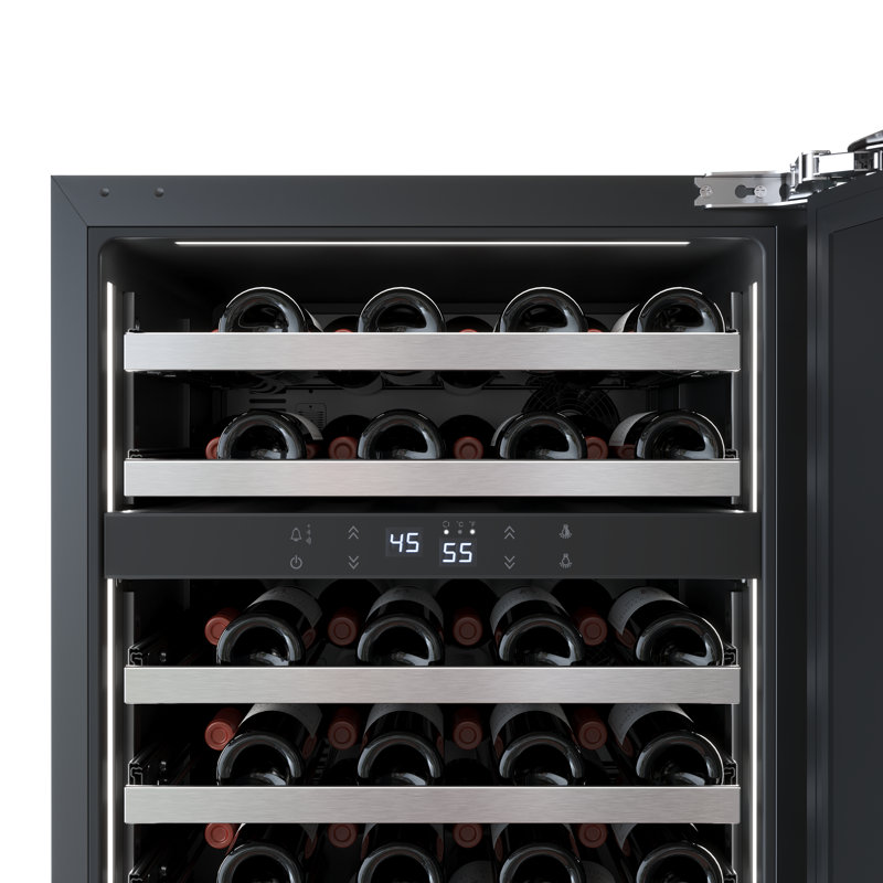 Avallon A2 24" Undercounter Dual Zone Wine Cooler with Panel-Ready Solid Door