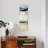 « côtier abstraction ii », impression sur toile-74602008-28956262