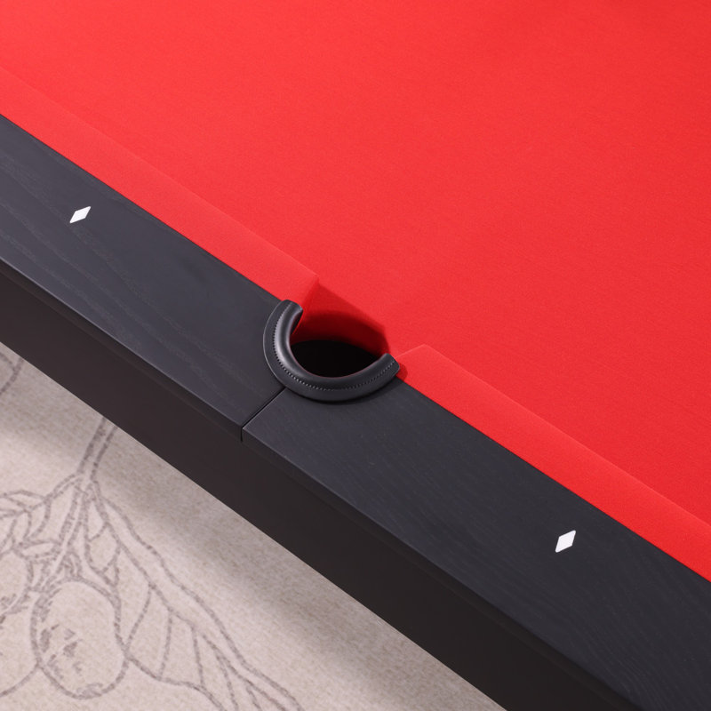 Table de billard en ardoise noire Cadora Duo, Bleu vert, 7 pi, Oui