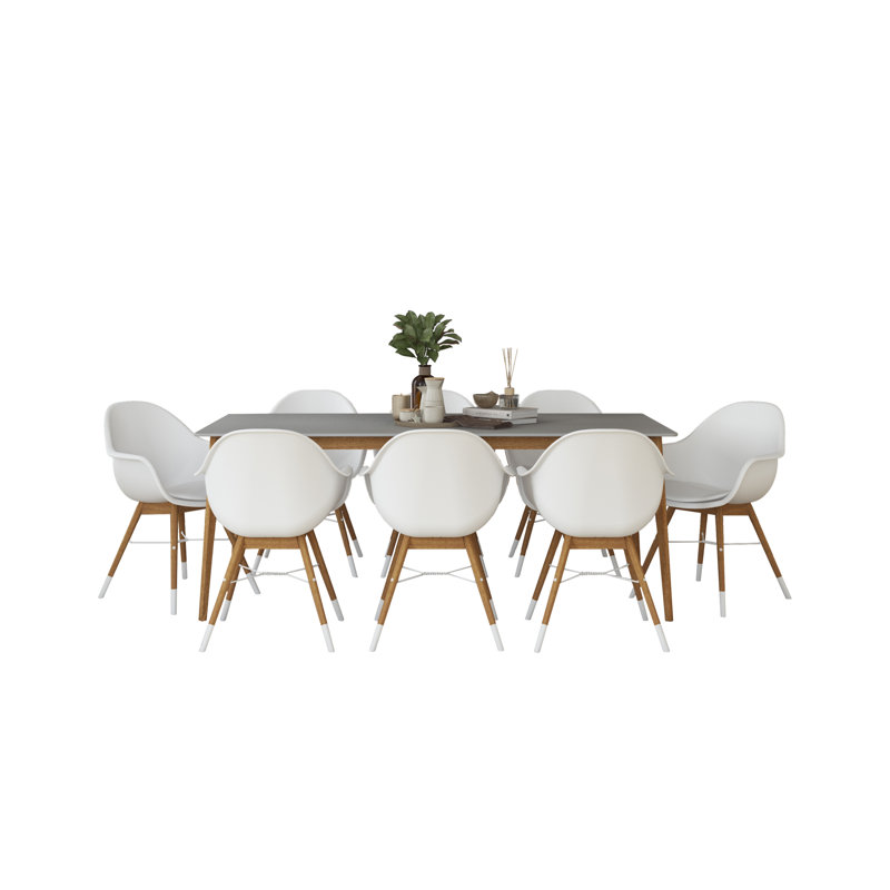 Alyisa 8 - Person Four Leg Dining Set