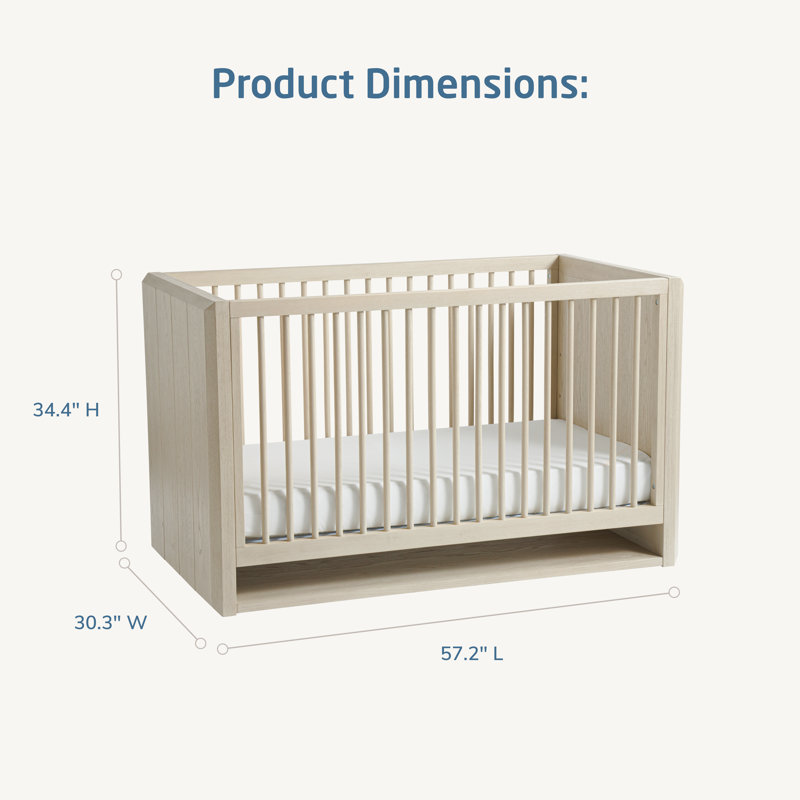 NorCal 4 -in-1 Convertible Crib