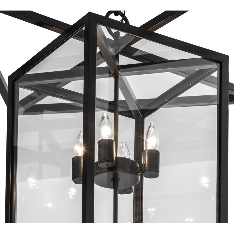 Kitzi 8 - Light Dimmable Lantern Square / Rectangle Chandelier