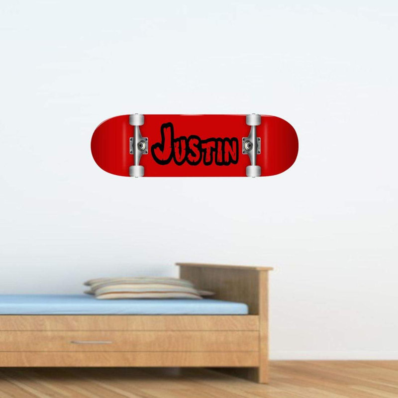 Autocollant mural personnalisé ragement, H 12 po x l 40 po, Oui