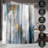 Abstract Shower Curtain Revolving Motion Shower Curtain by PI Creative Art
