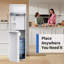 Soopyk Bottom Load Water Dispenser With Ice Maker For 3 Or 5 Gallon Bottle 22lbs Daily Capacity 3 Temperature Settings White