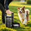Grande bouteille d'eau pour chien 88 oz, distributeur de voyage pour animaux portable étanche avec bol