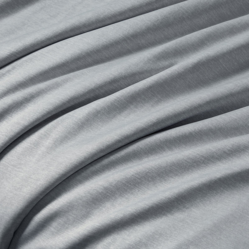 Gray Full Size Polyester Cooling Sheet Set