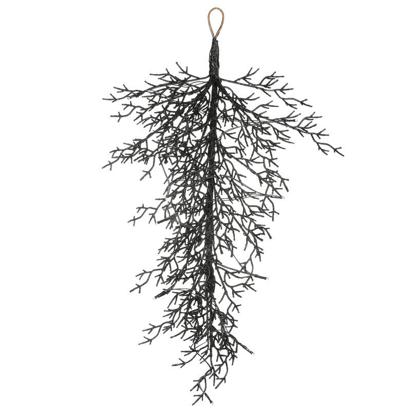 28 po Halloween brindille goutte d'eau avec lumières