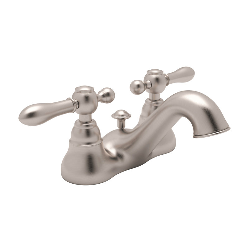 Arcana™ Two Handle Centerset Lavatory Faucet, Polished Chrome, Lever