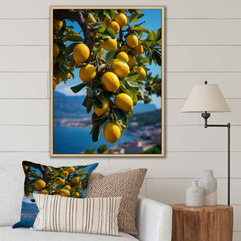 Italie Italie Sorrento Serenade II - impression, H 40 po x l 30 po x P 1,5 po, Cadre naturel flottant