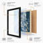 Study in Cream Botanical - Framed Print-805429376-805429379