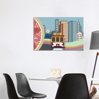 San Fransisco - Wrapped Canvas Print