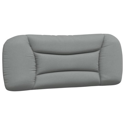 vidaXL Headboard Cushion Hvar Light Grey 100 cm Fabric 
