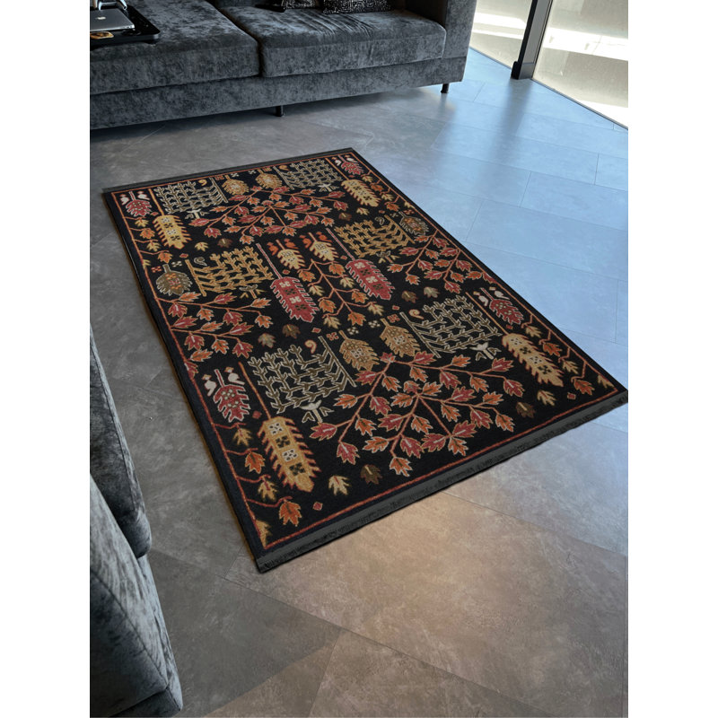 Floral Indoor / Outdoor Rug, Rectangle 2'8" x 5'