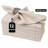 Flax Oatmeal Cotton Linen Cloth Napkins – 18x18 Inch-628864866-628864864