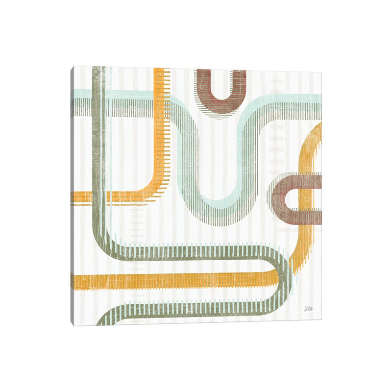 Subway Lines II by Melissa Averinos - Wrapped Canvas Print, 30.48 cm H x 30.48 cm W