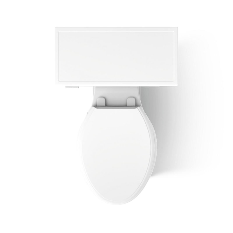 Memoirs Stately Continuousclean St Two-Piece Elongated Toilet, 1.28 Gpf, White