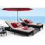 Chaise longue inclinable avec coussin Estelline