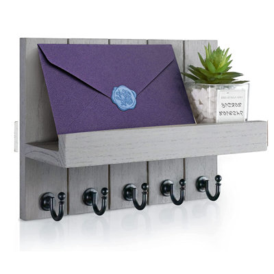 Vyrl Solid Wood Wall Organizer
