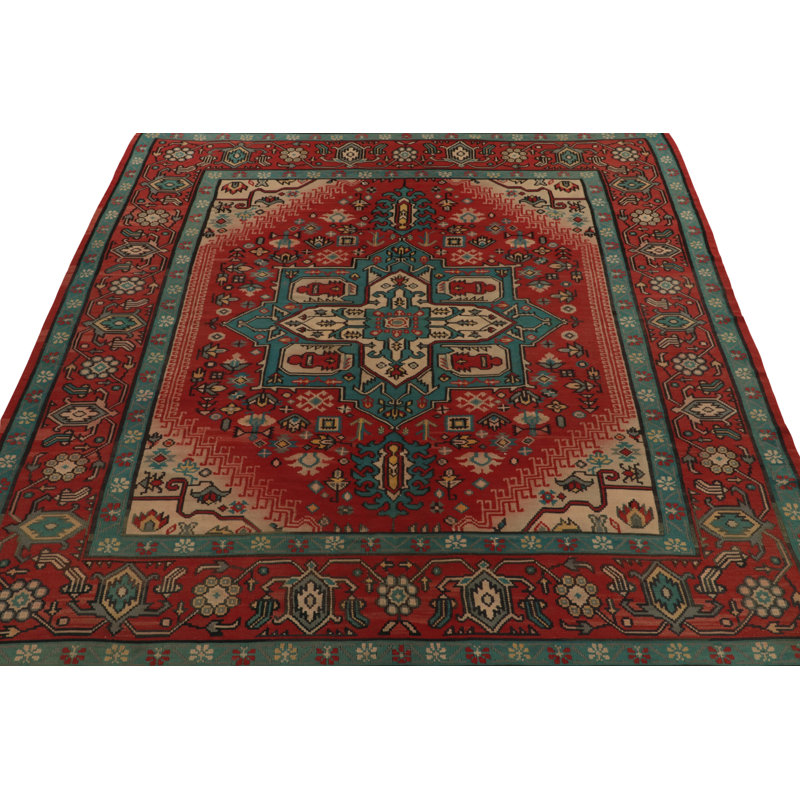 Hand Knotted Wool Floral Area Rug