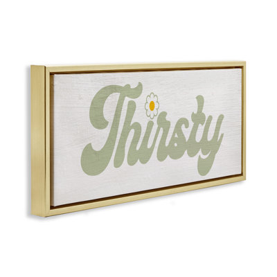 Cadre flottant Groovy Thirsty, par Lil 'Rue