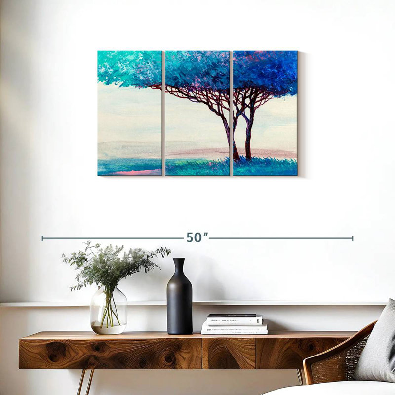 Arbre bleu Harnek, H 20 po x l 33 po