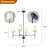 Agathon 4-Light Transitional Modern Chandelier With White Fabric Shades-602443963