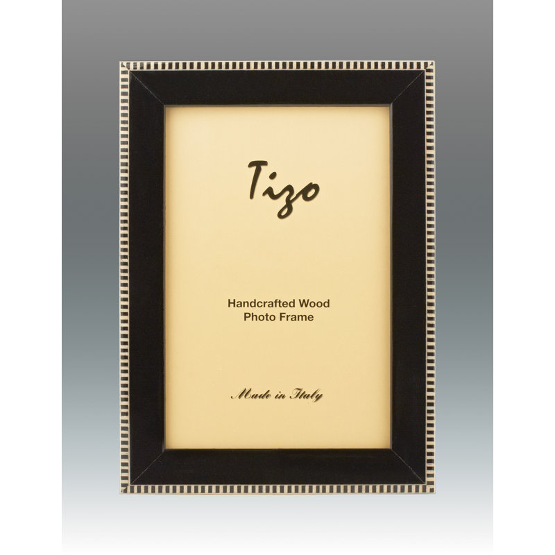 Wood Picture Frame, Black, 5" x 7"