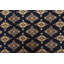 Tapis oriental noué à la main en laine bleu 4 pi 2 po x 6 pi Bokhara Jaldar