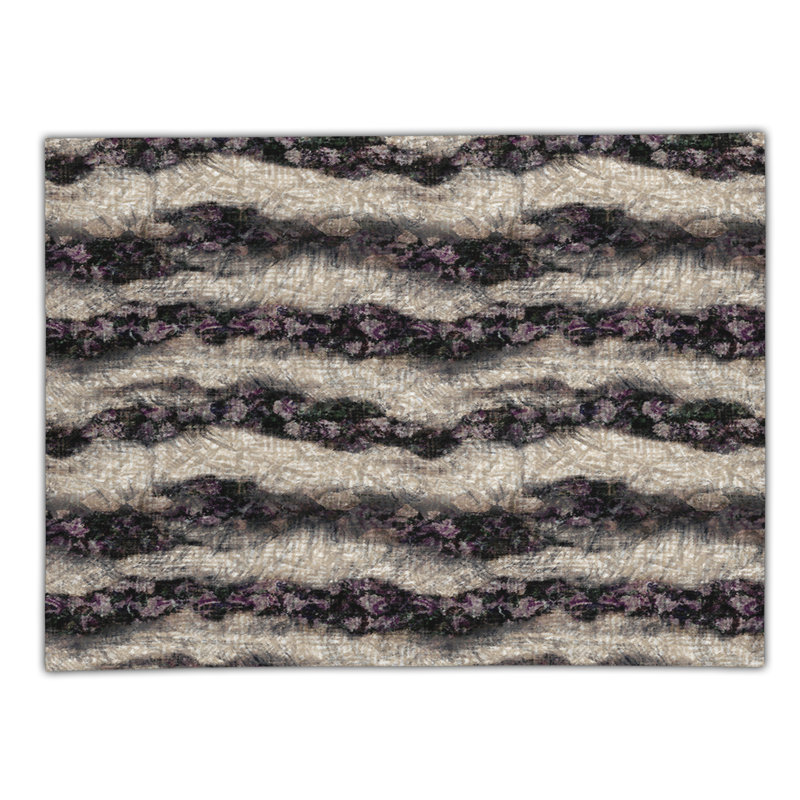 Tapis intérieur / extérieur rectangulaire en polyester tissé à la machine, Rectangle 2 pi x 3 pi