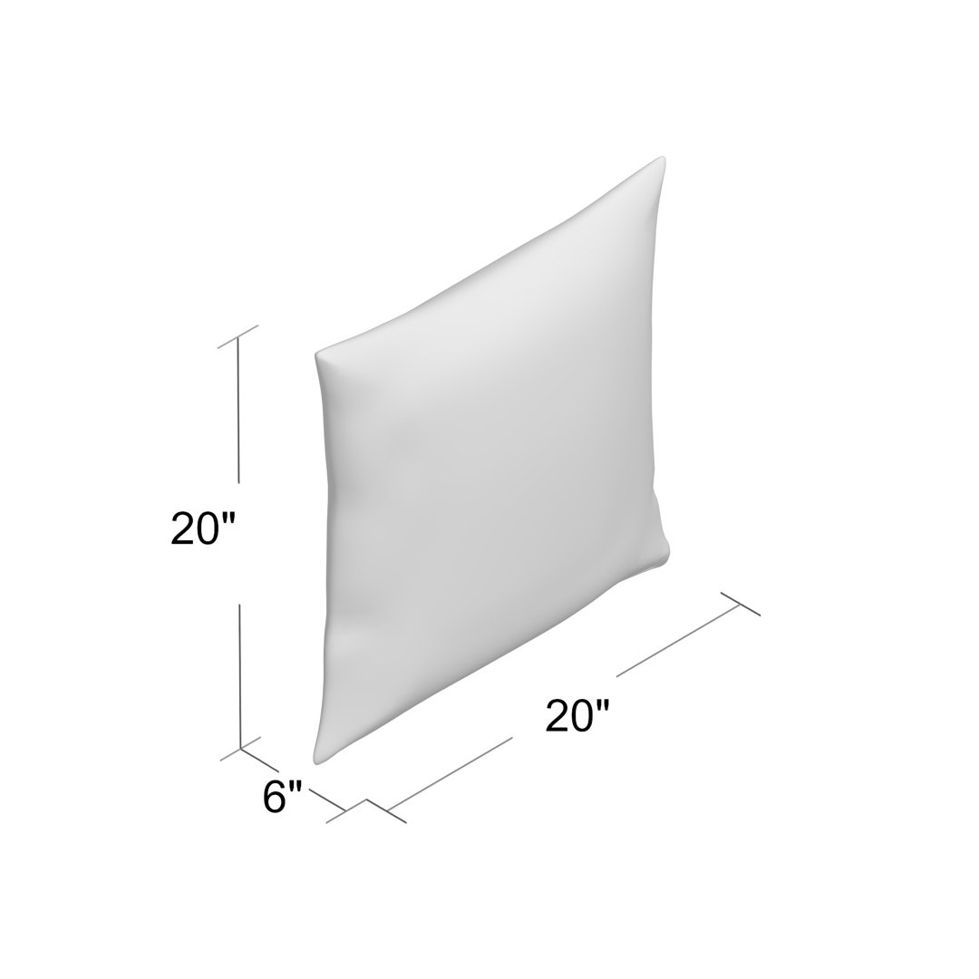 Sunbrella Fabric Dolce Mango Striped Outdoor Patio Garden Polyester Filled Square Throw Pillow Pillow Decor