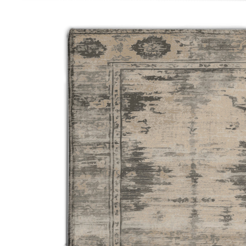 Tapis d'intérieur et d'extérieur surteint beige
