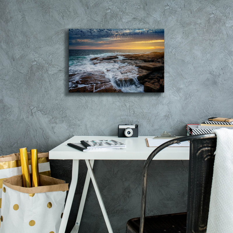 Epic Graffiti 'Schoodic Point' by Rick Berk Canvas Wall Art