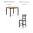 Malkin 4 - Person Four Leg Dining Set