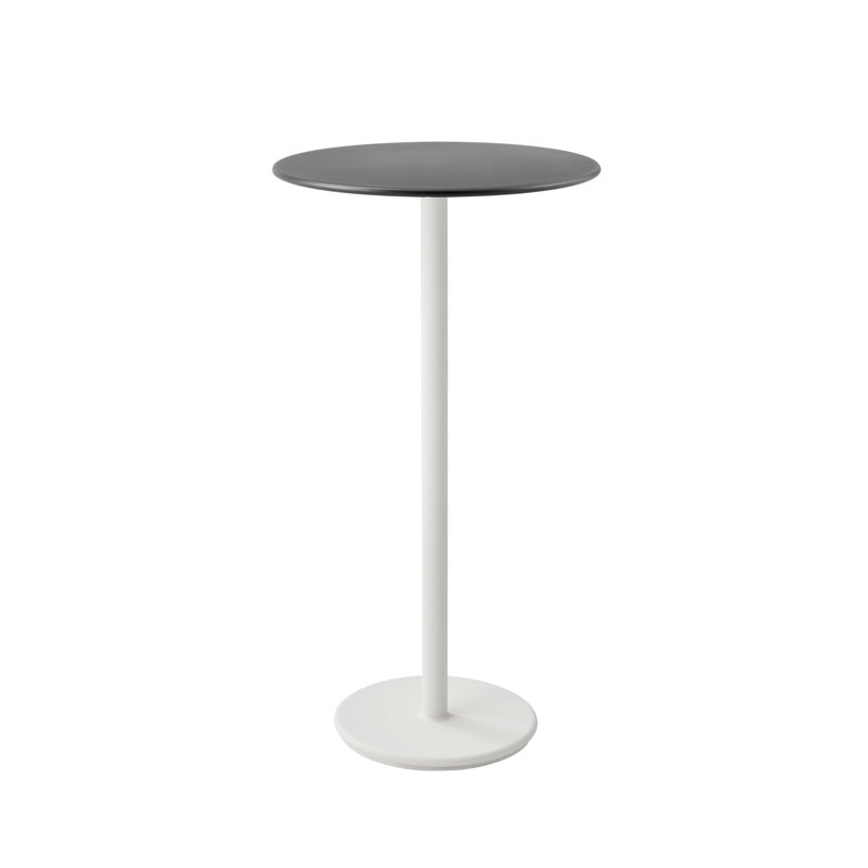 Go Round Outdoor Bar Table , in. W in. D, Lava Gray, Lava Gray, 23.7" W x 23.7" L x 40.8" H