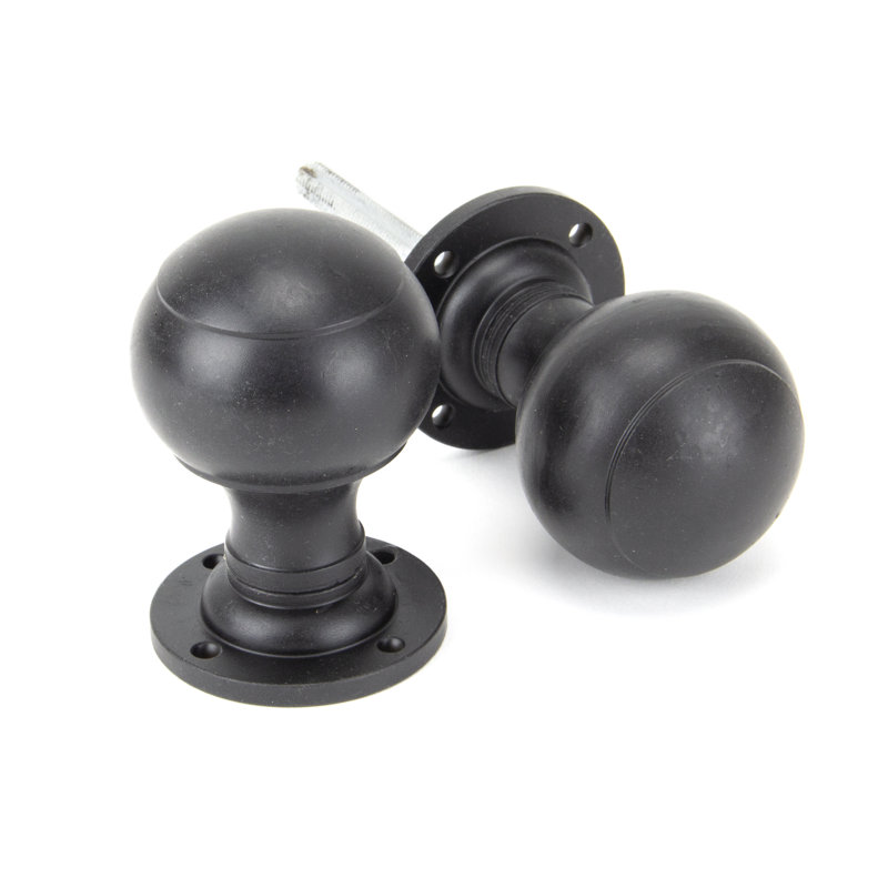 Regency Mortice/Rim Knob Set, External Beeswax