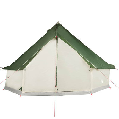 Tente familiale Vidaxl Tipi 12 personnes vert imperméable
