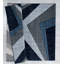 Tapis bleu abstrait Zonia-508499236