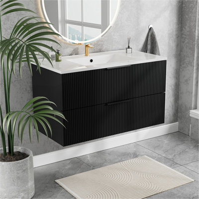 Meuble-lavabo 36 po avec lavabo en céramique