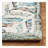 Ikat Handmade Tufted Wool Ivory/Blue Area Rug-1311273878