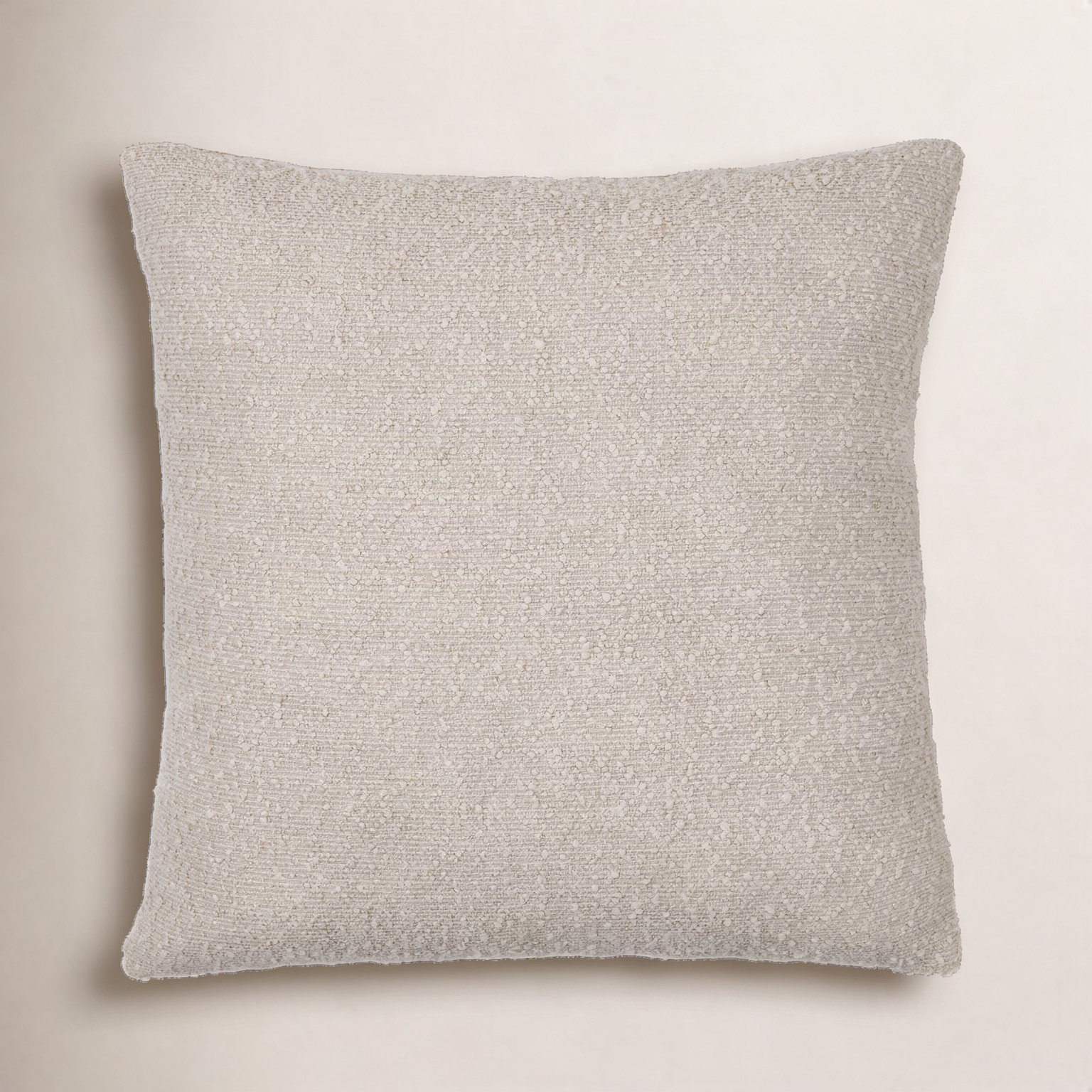 Amalfi Pillow Cover, Square 18", Beige, Polyester/Polyfill