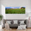 Suisse, vaches qui paissent dans un champ, art contemporain de paysage floral abstrait-1889095663