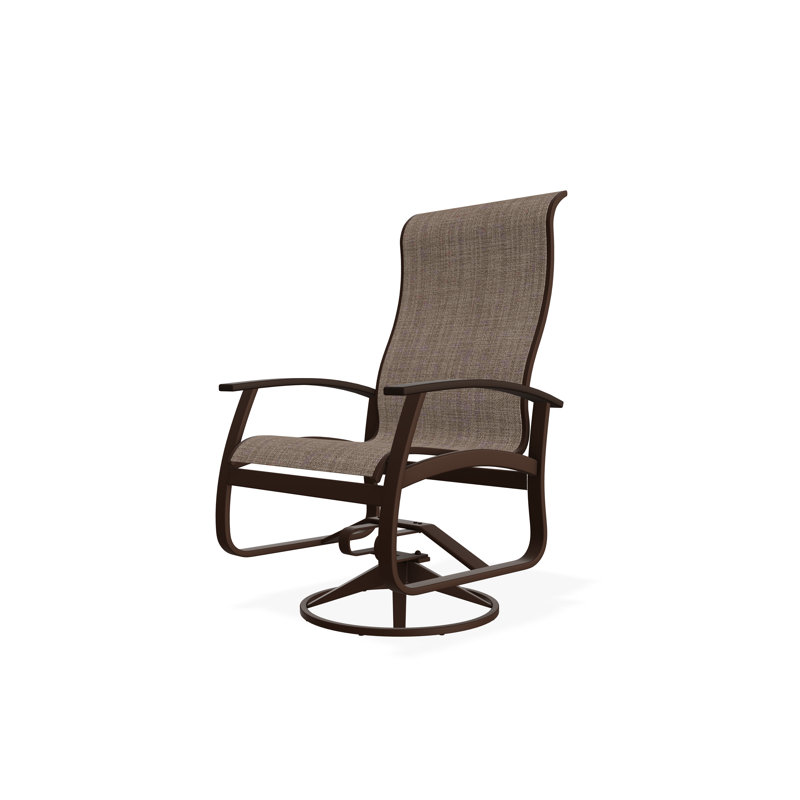 Belle Isle Outdoor Dining Chair, Kona, Augustine Fennel Sunbrella®