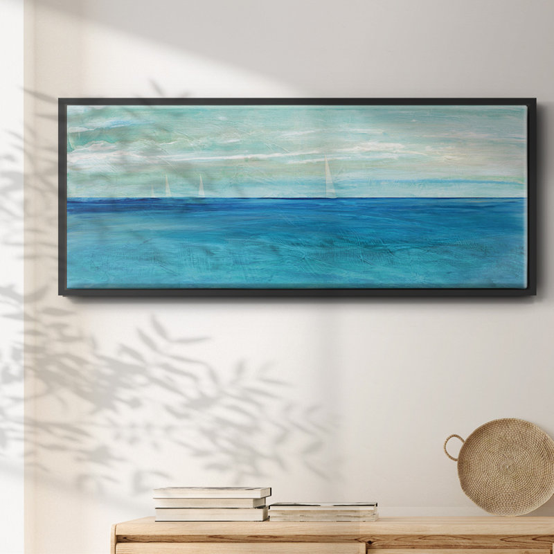Saint-Martin, reproduction d'art sur toile, H 8 po x l 20 po x P 1,5 po, Noir