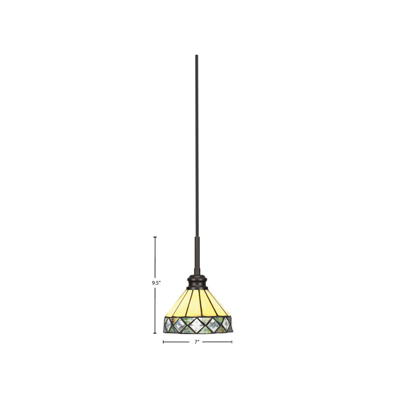 Mini-luminaire suspendu avec cordon Edge, Espresso
